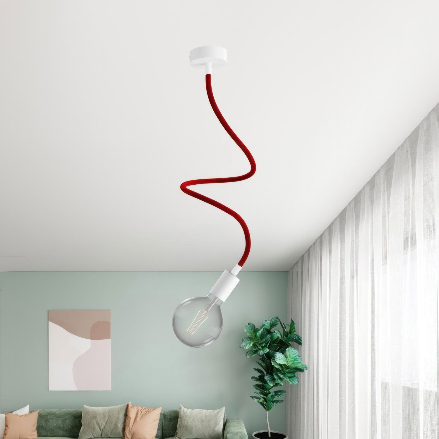 Lampada Creative Flex 90 cm da soffitto