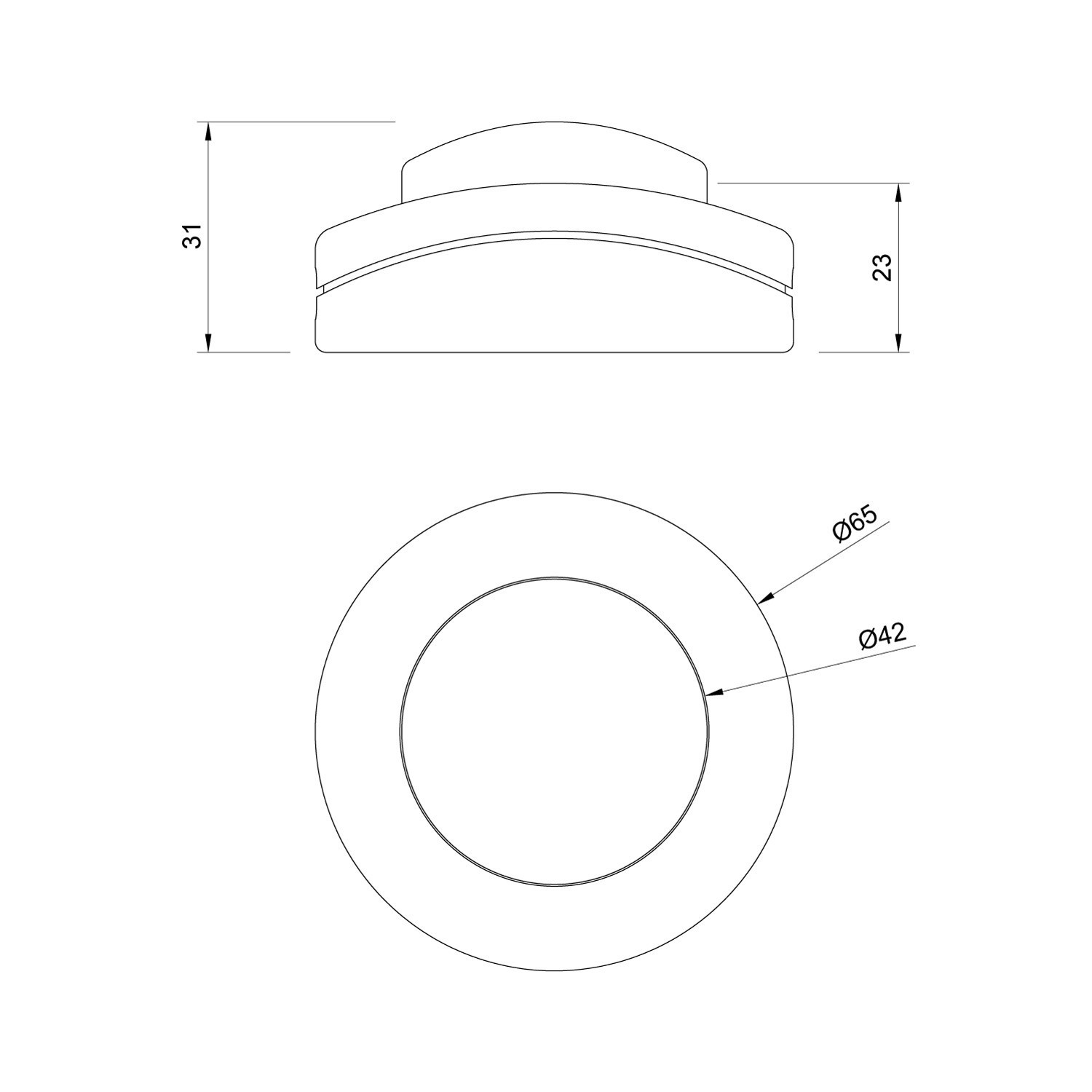 Interruttore unipolare rompifilo a pedale Creative Switch rame satinato