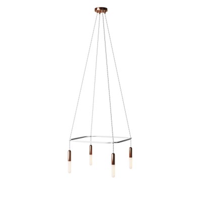 Lustre Cage avec 4 bras P-Light