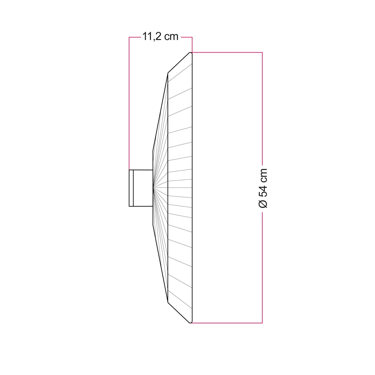 Lampada da parete e soffitto con paralume in rafia Tahiti