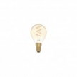 Ampoule Dorée LED Carbon Line avec filament en spirale Mini Globe G45 2,2W 136Lm E14 1800K Dimmable - C02