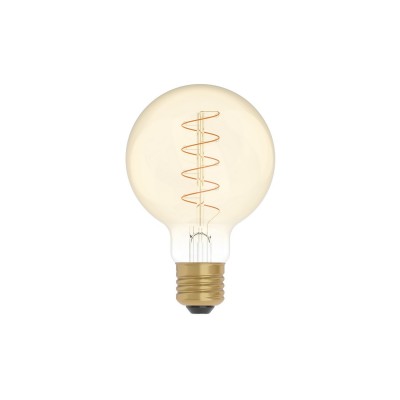 LED Glühbirne Golden Carbon Line Spiral-Filament Globe G80 4W 250Lm E27 1800K Dimmbar - C05