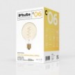 Ampoule Dorée LED Carbon Line avec filament en spirale Globe G95 4W 250Lm E27 1800K Dimmable - C06