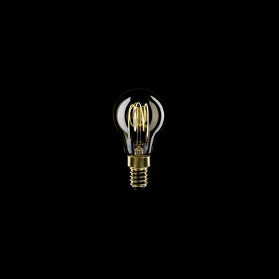 LED Glühbirne Golden Carbon Line Cage Filament Mini Globe G45 3,5W 300Lm E14 2700K Dimmbar - C52