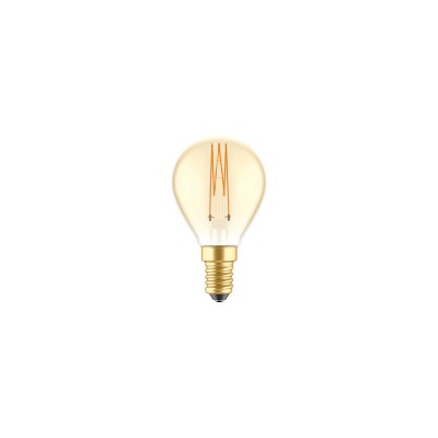 LED Glühbirne Golden Carbon Line Cage Filament Mini Globe G45 3,5W 300Lm E14 2700K Dimmbar - C52