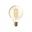 LED Glühbirne Golden Carbon Line Cage Filament Globe G95 7W 640Lm E27 2700K Dimmbar - C55