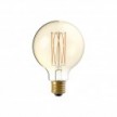 LED Glühbirne Golden Carbon Line Cage Filament Globe G95 7W 640Lm E27 2700K Dimmbar - C55