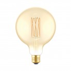 Ampoule Dorée LED Carbon Line Filament Cage Globe G125 7W 640Lm E27 2700K Dimmable - C56