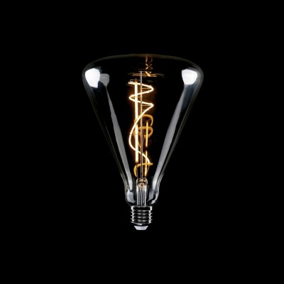 Ampoule Smoky LED Cone 140 10W 470Lm E27 1800K Dimmable - H09