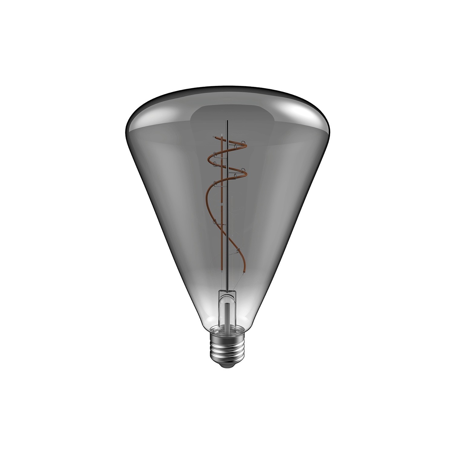 Ampoule Smoky LED Cone 140 10W 470Lm E27 1800K Dimmable - H09