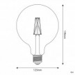 Lampadina LED Effetto Porcellana CRI 95 G125 7W 640Lm E27 2700K Dimmerabile - P04