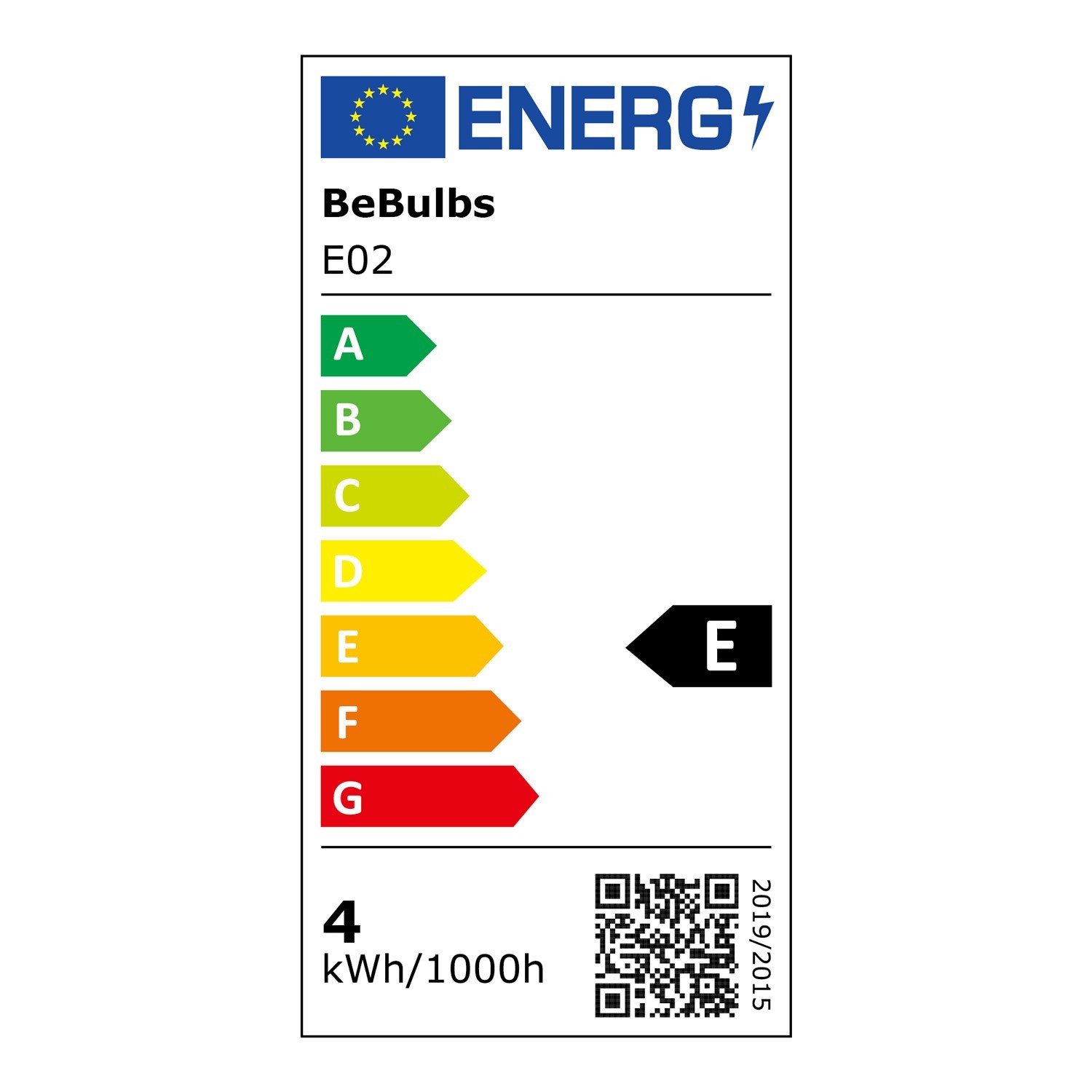 LED Glühbirne Tropfenform A60, transparent 4W 470Lm E27 2700K - E02