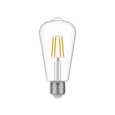 LED Glühbirne Edison ST64, transparent 4W 470Lm E27 2700K - E03