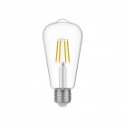 Lampadina LED Trasparente Edison ST64 4W 470Lm E27 2700K - E03