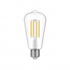 Ampoule LED Transparente Edison ST64 7W 806Lm E27 2700K Dimmable - T02