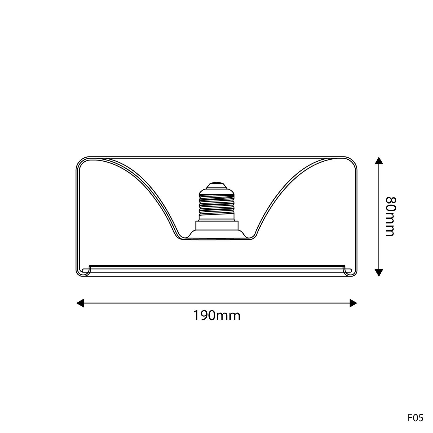 Lampadina LED Trasparente Ghost Line Recessed Donut 195x83 6W 500Lm E27 2200K Dimmerabile - G02