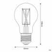 Lampadina LED Effetto Porcellana CRI 95 A60 7W 640Lm E27 2700K Dimmerabile - P06