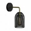 Fermaluce Metal con paralume Ghostbell, lampada a muro in metallo con estensione curva