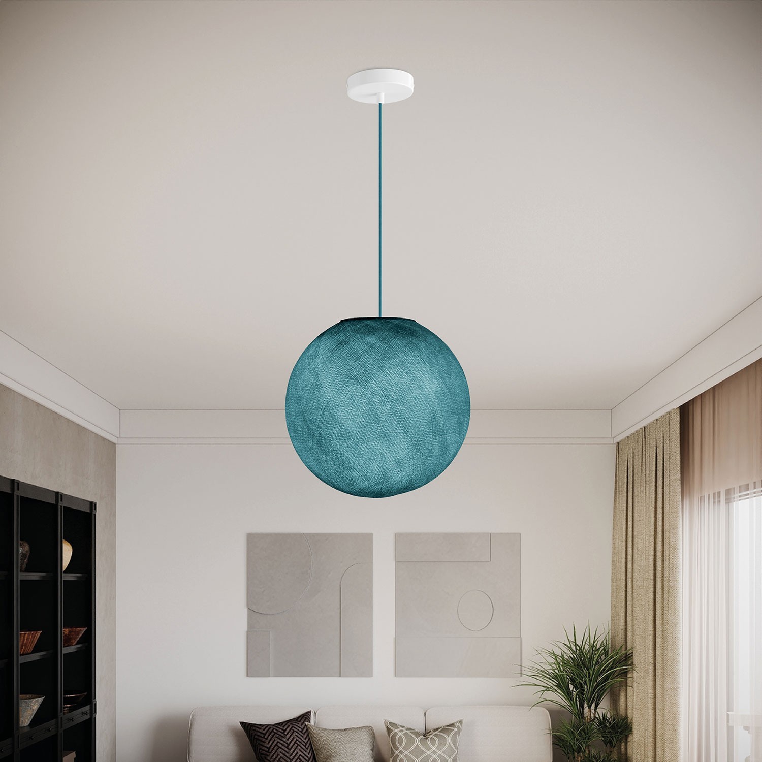 Lampe suspension avec abat-jour Sfera