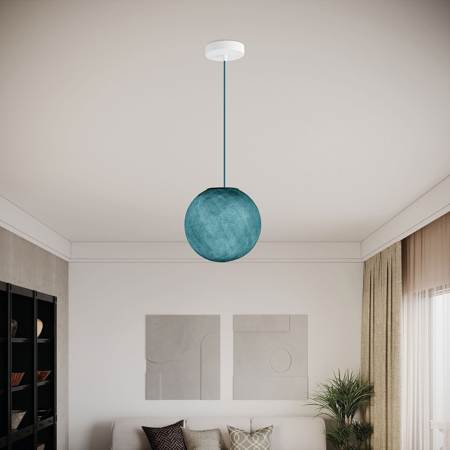 Lampe suspension avec abat-jour Sfera