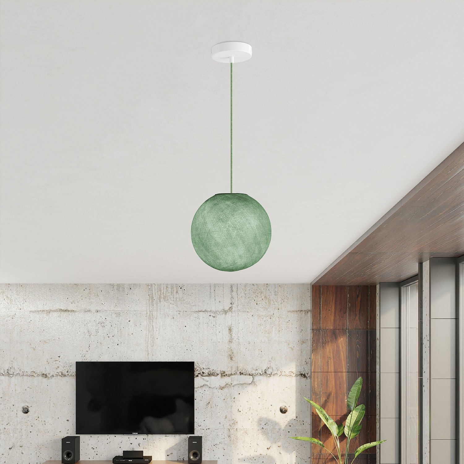 Lampe suspension avec abat-jour Sfera