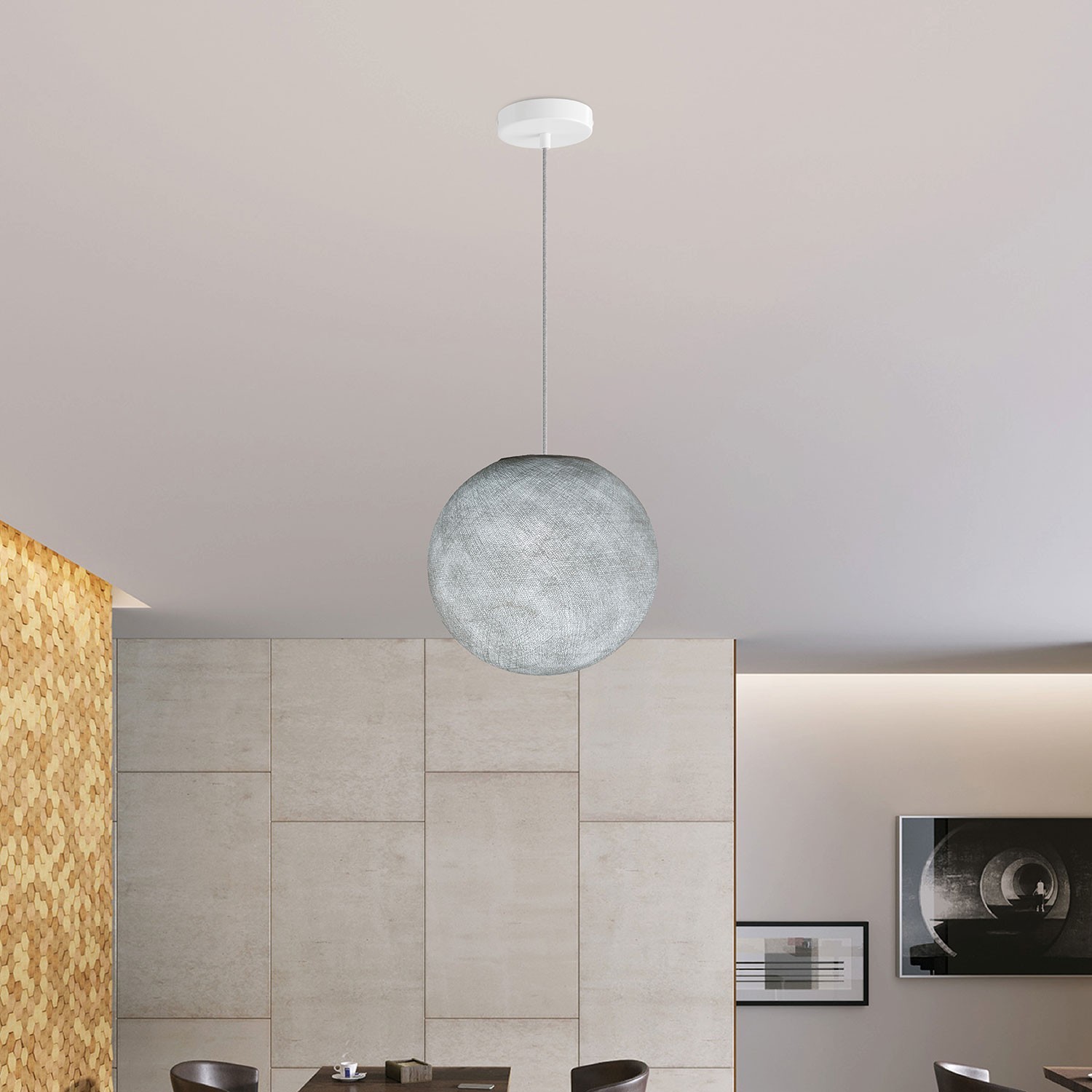 Lampe suspension avec abat-jour Sfera