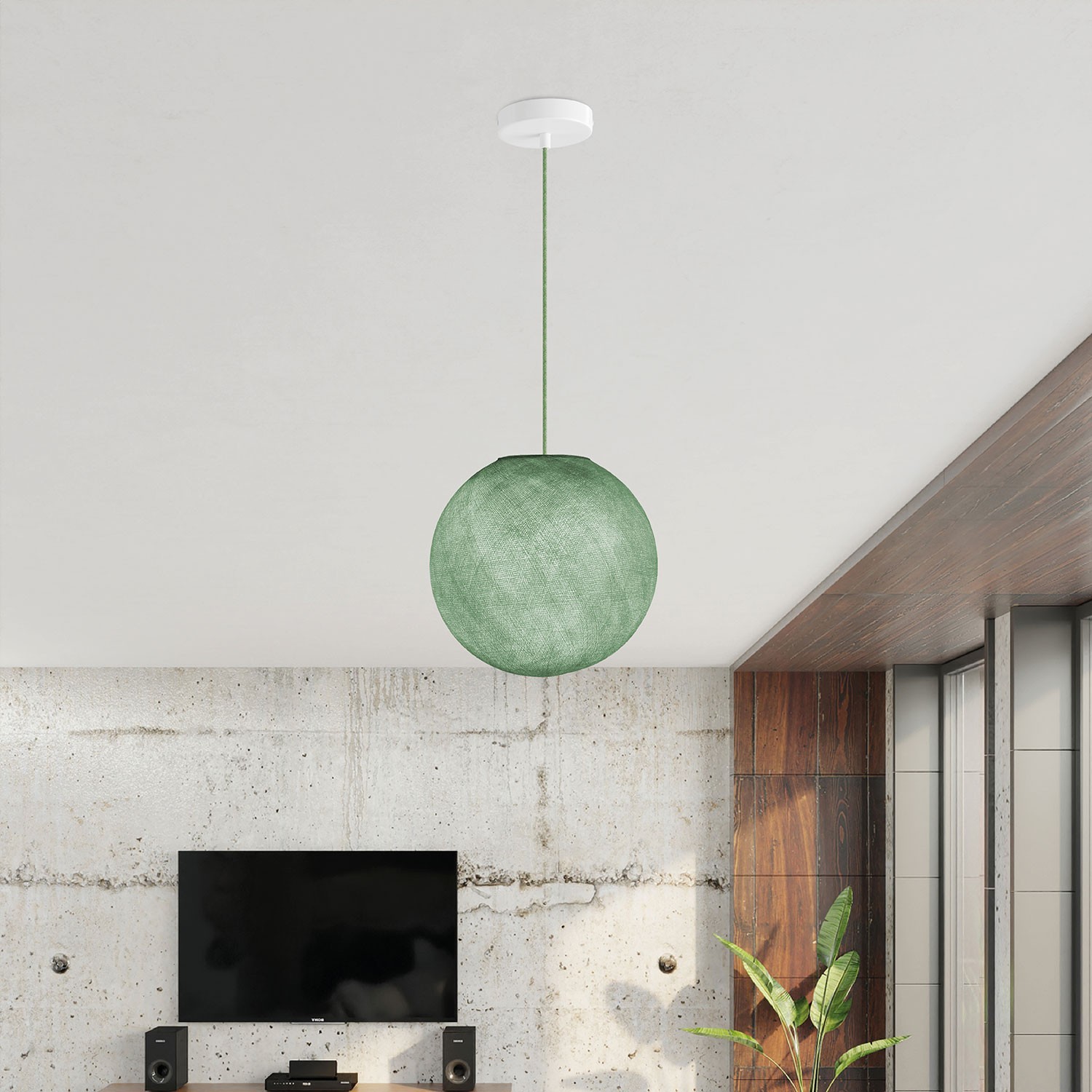 Lampe suspension avec abat-jour Sfera