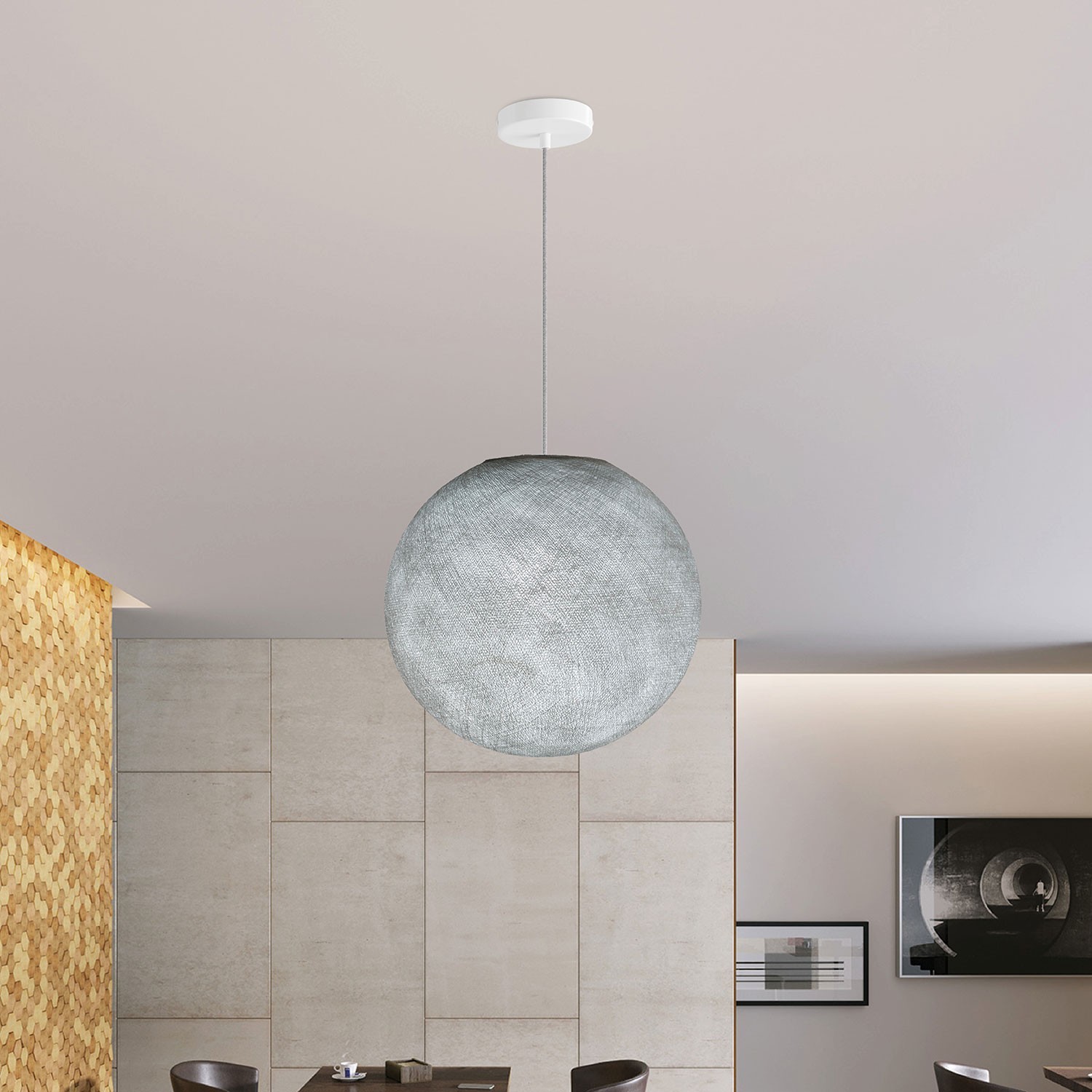 Lampe suspension avec abat-jour Sfera