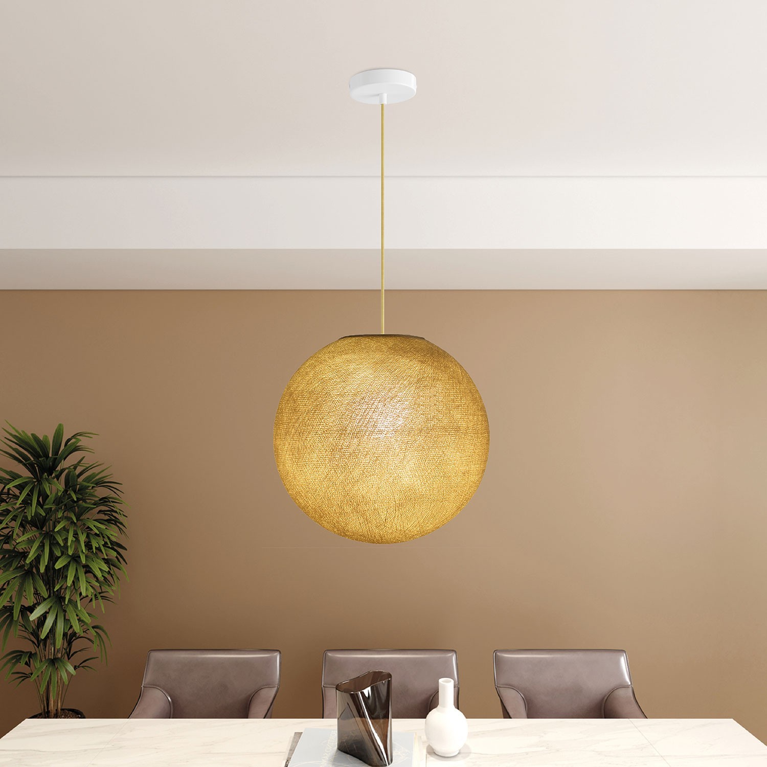 Lampe suspension avec abat-jour Sfera