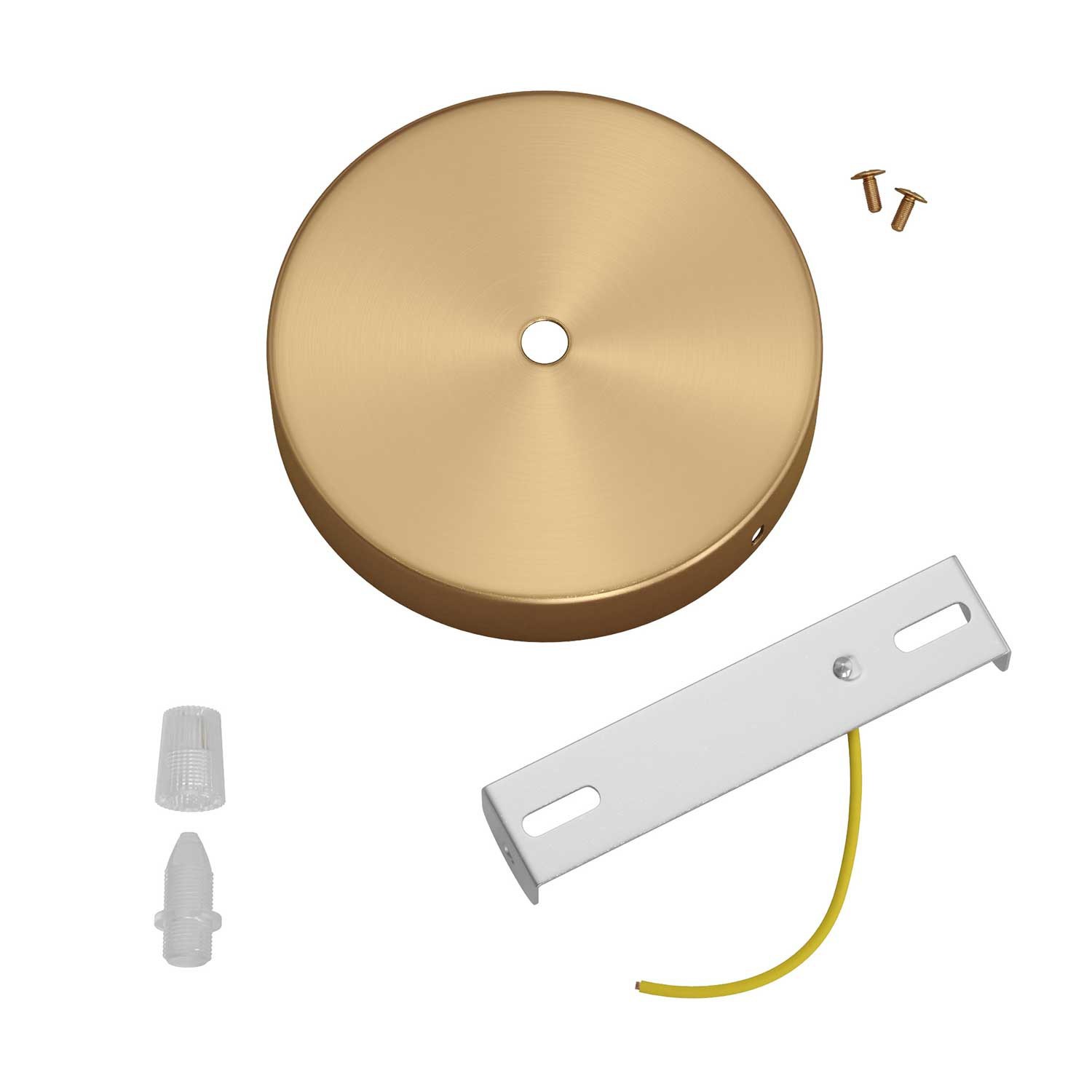 Zylindrischer Lampenbaldachin Kit aus Metall