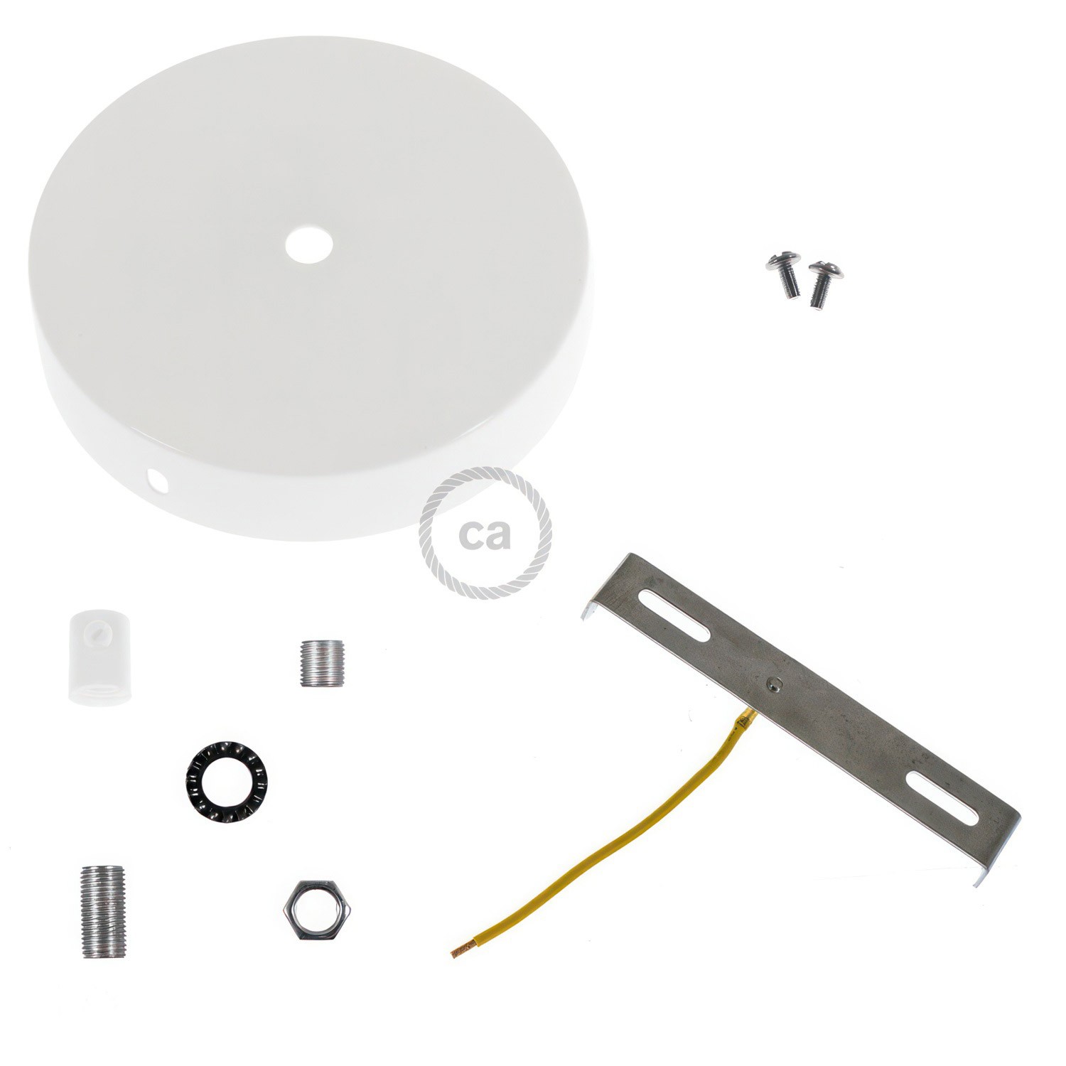 Kit rosace métallique cylindrique