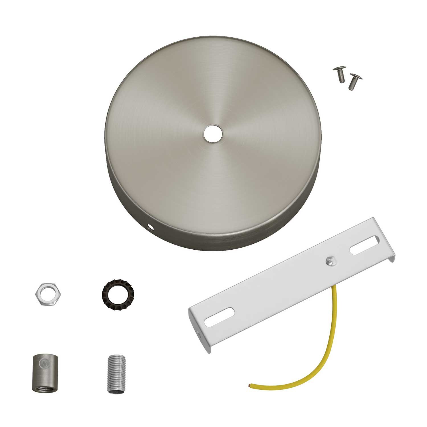 Zylindrischer Lampenbaldachin Kit aus Metall