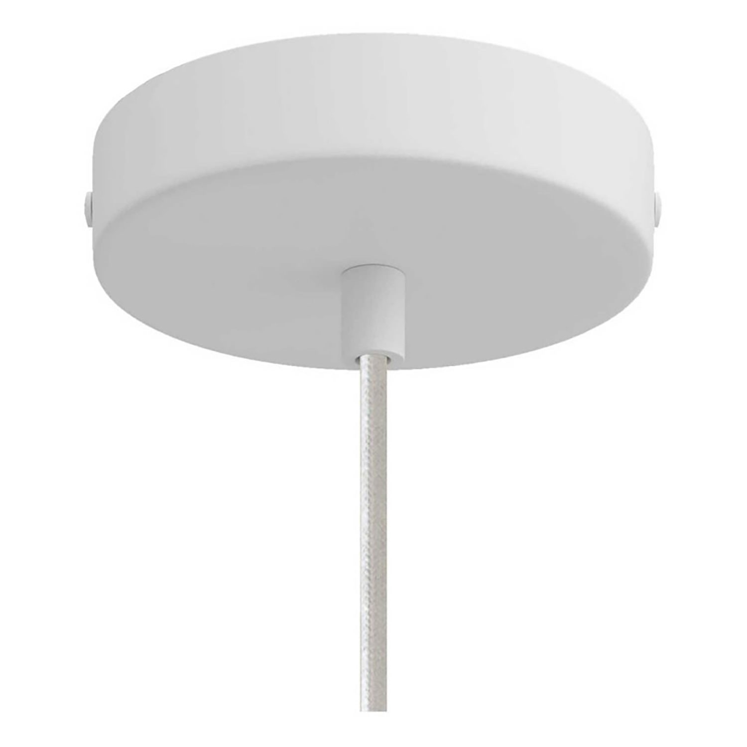 Suspension avec câble textile et double abat-jour Tub-E14