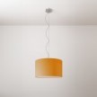 Lampada a sospensione con paralume in tessuto Cilindro Small - Made in Italy