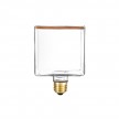 Ampoule LED transparente Ghost Line Cube CRI 90 4,5W 300Lm E27 2200K Dimmable - G04