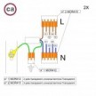 Kit di collegamento WAGO compatibile con cavo 2x per Rosone a 4 fori