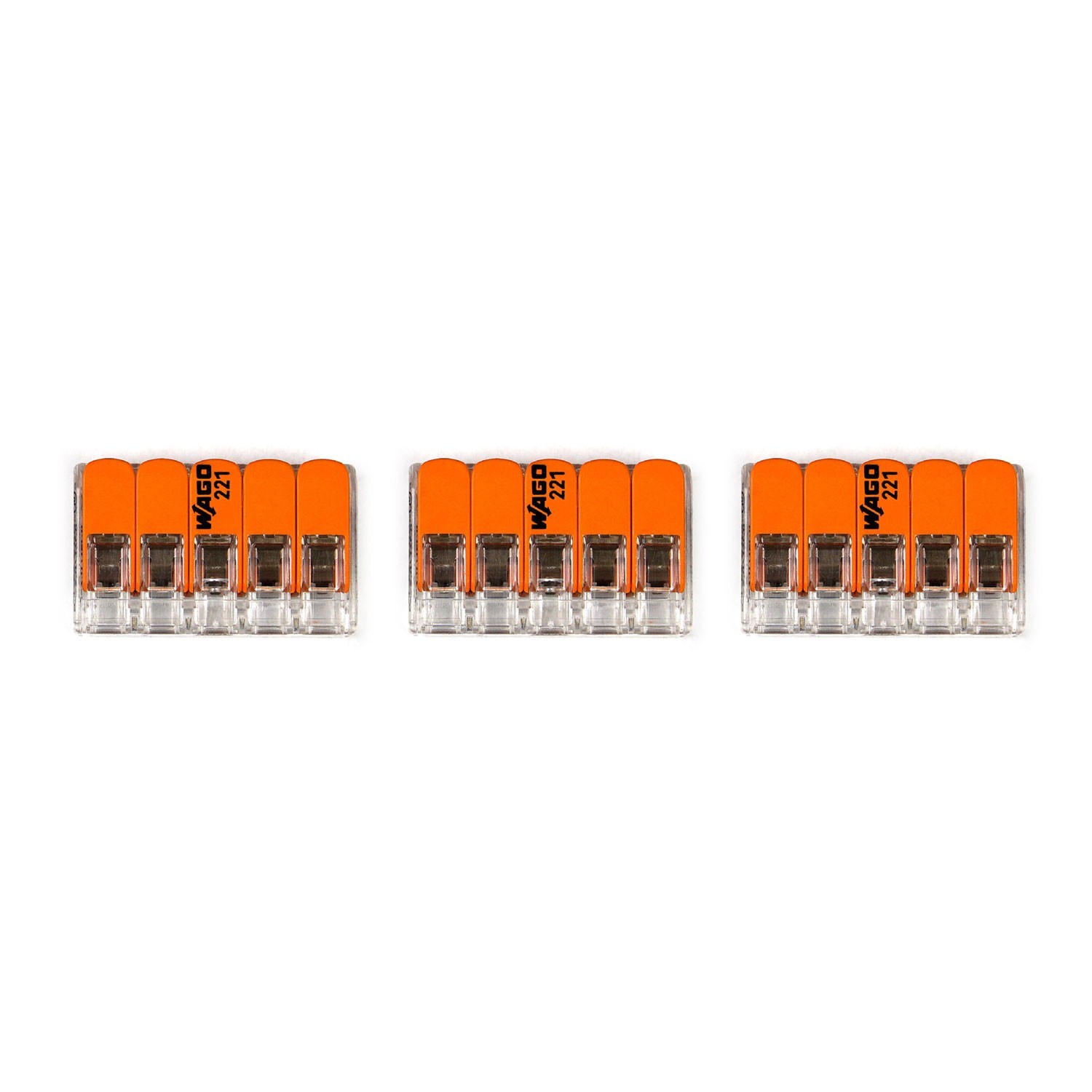 Kit de connexion WAGO compatible avec câble 3x pour Rosace à 3 trous