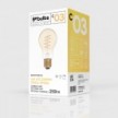 Ampoule Dorée LED Carbon Line avec filament en spirale Goutte A60 4W 250Lm E27 1800K Dimmable - C03