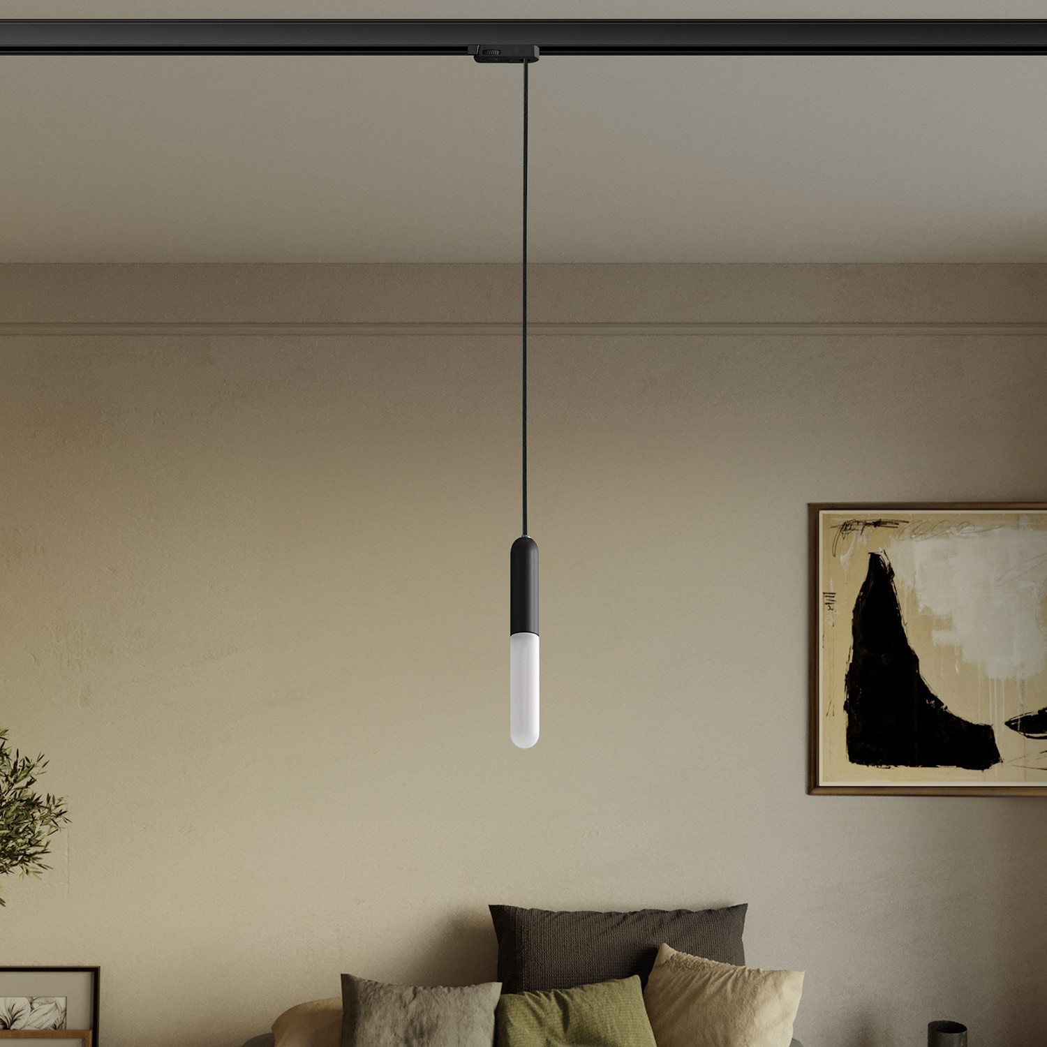 Suspension P-Light avec douille E14 pour rails