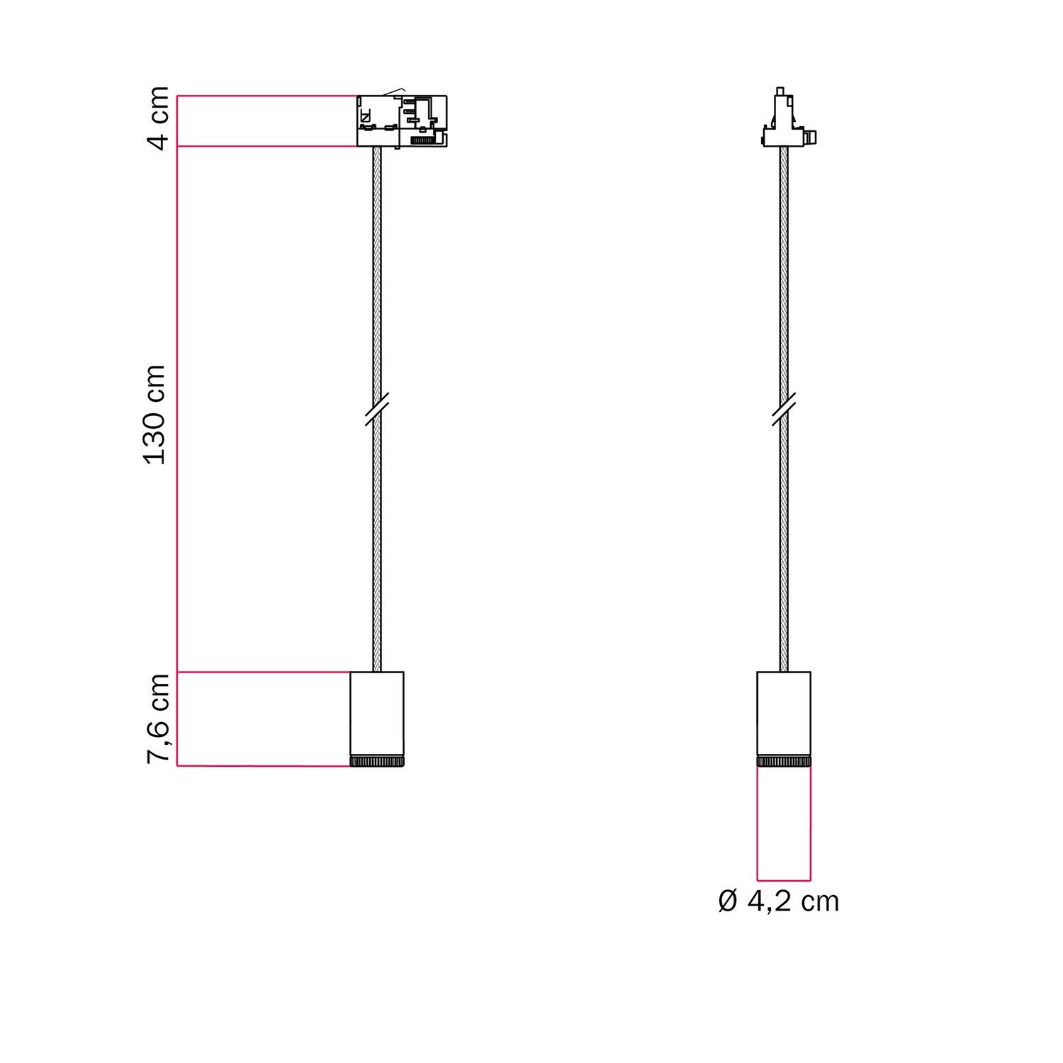 Einzelner Scheinwerfer Mini Spotlight GU1d0 für Raupen