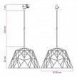 Suspension Dome pour rails