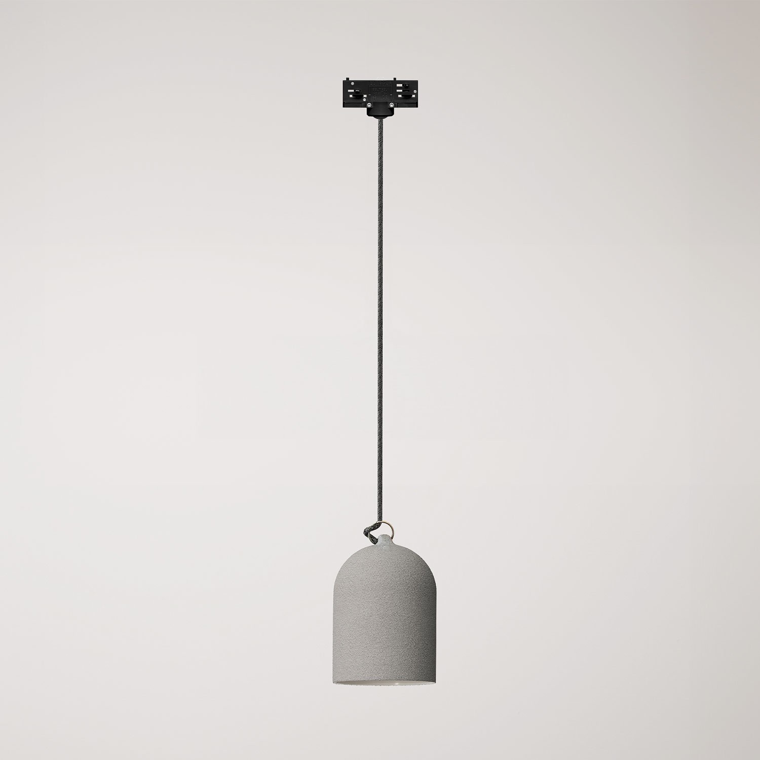 Suspension pour rail avec abat-jour en céramique mini-cloche Campana