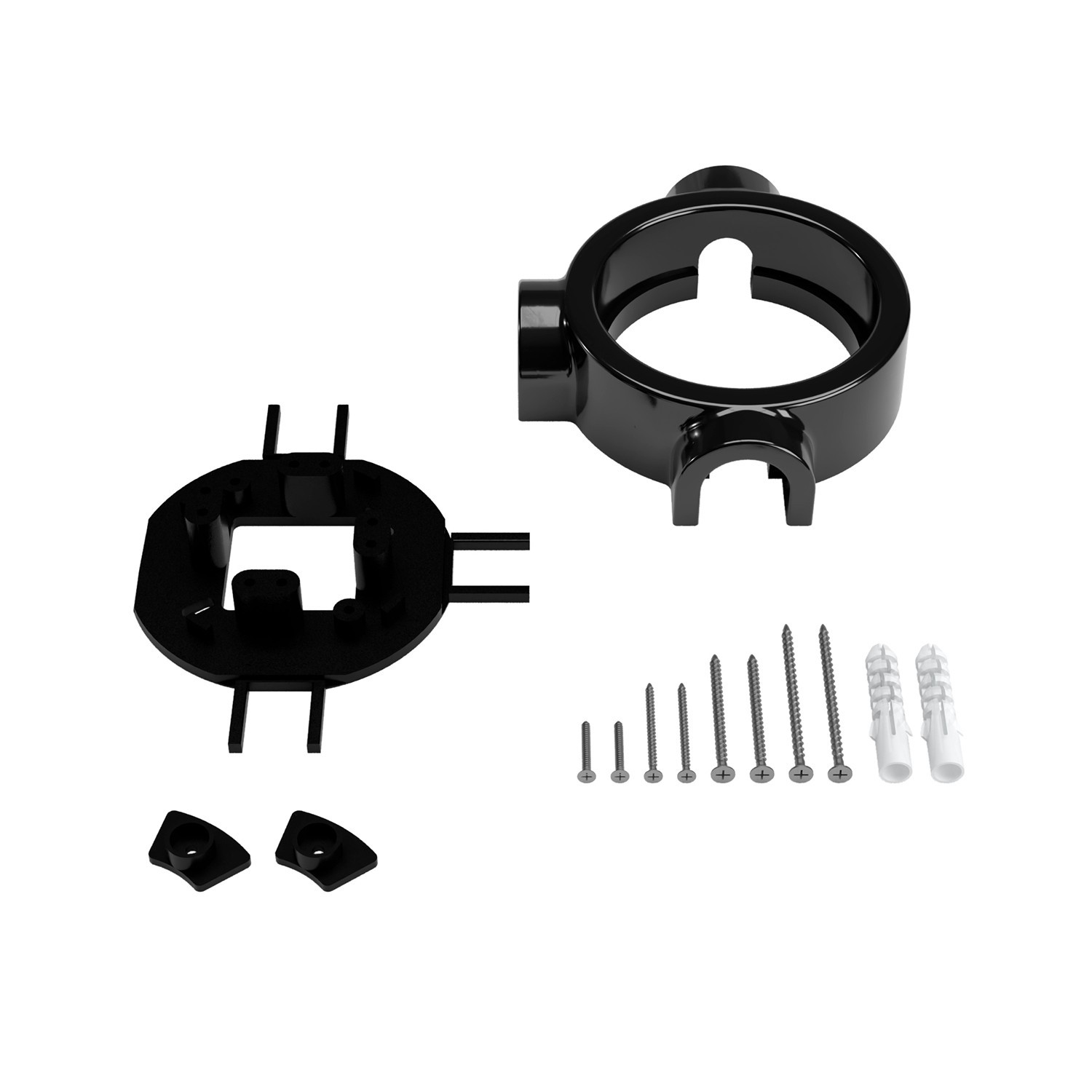 Base en porcelaine pour prise électrique et interrupteur/va et vient compatible avec Creative-Tubes - de 1 à 4 sorties