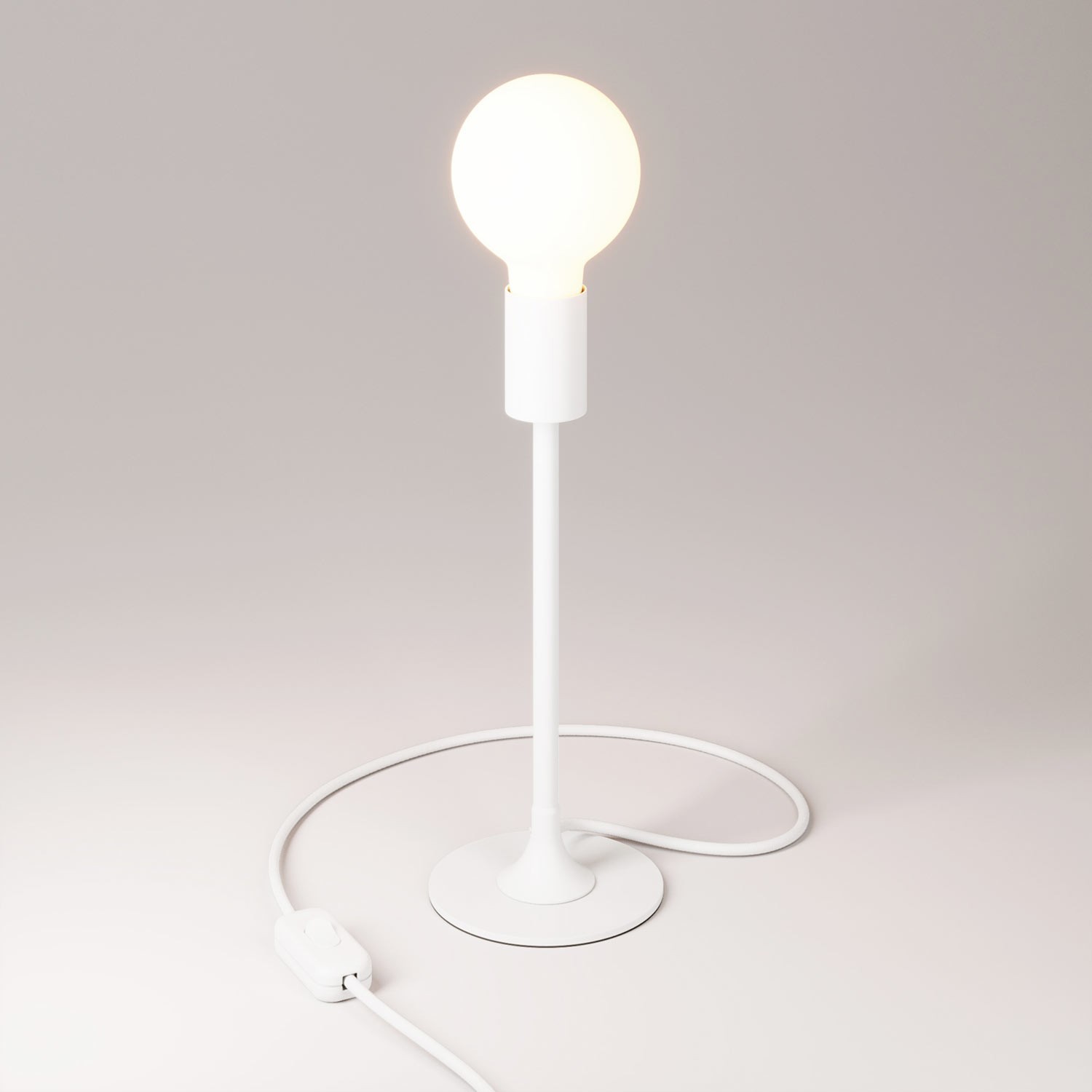 Lampe de table MAG-Y avec socle rond en métal